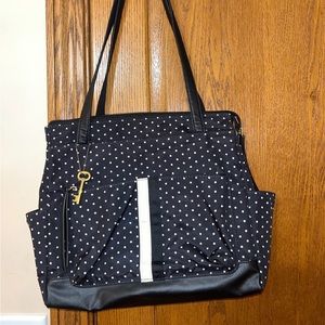 Fossil Polka Dot Bag